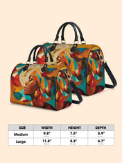 Sunwoven Leather Boston Bag QR0TV044