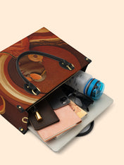 Fierce Frame Premium Leather Handbag QR0TD307