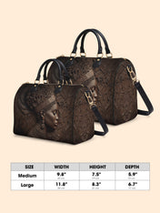 Back To Africa V2 Leather Boston Bag QR0XD731
