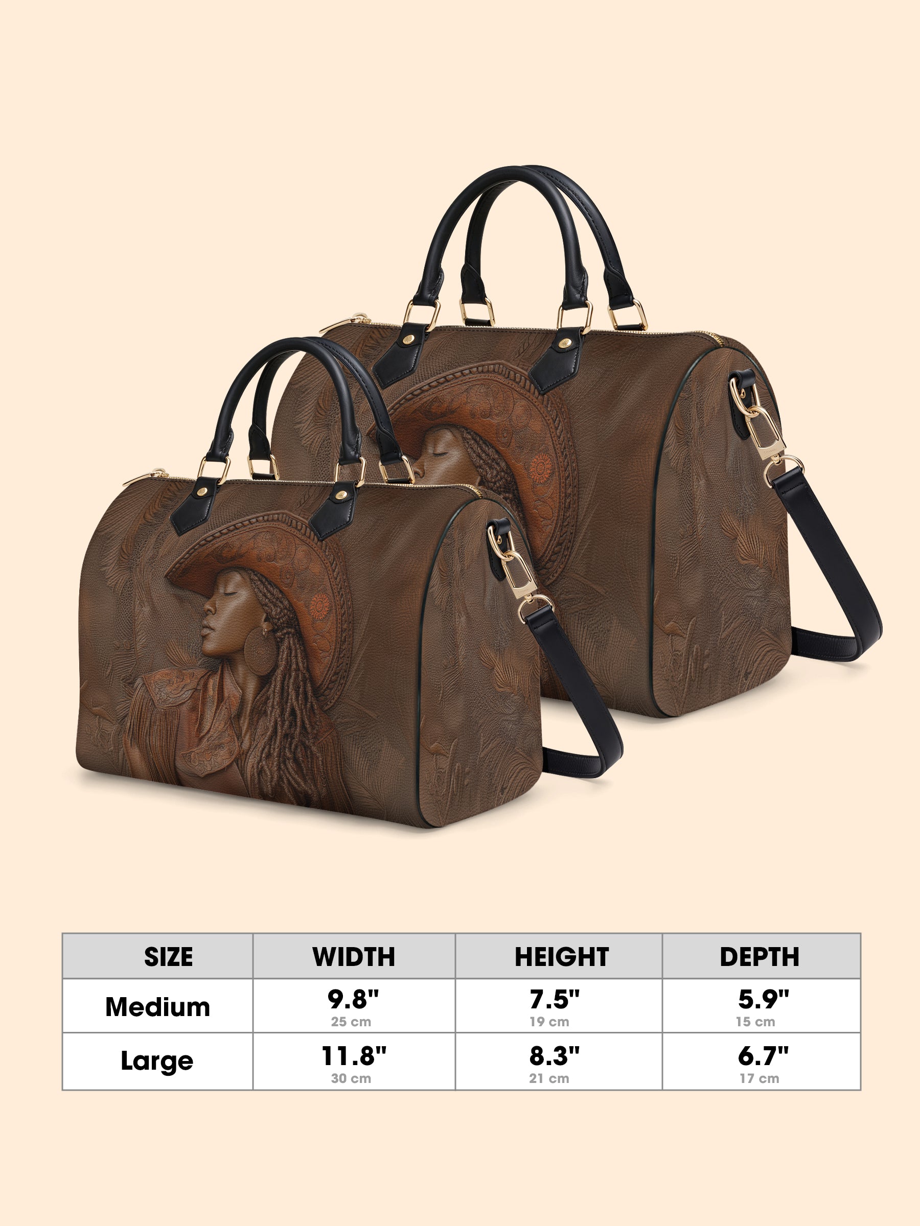 Cowgirl Vibes Leather Boston Bag QR0TD301