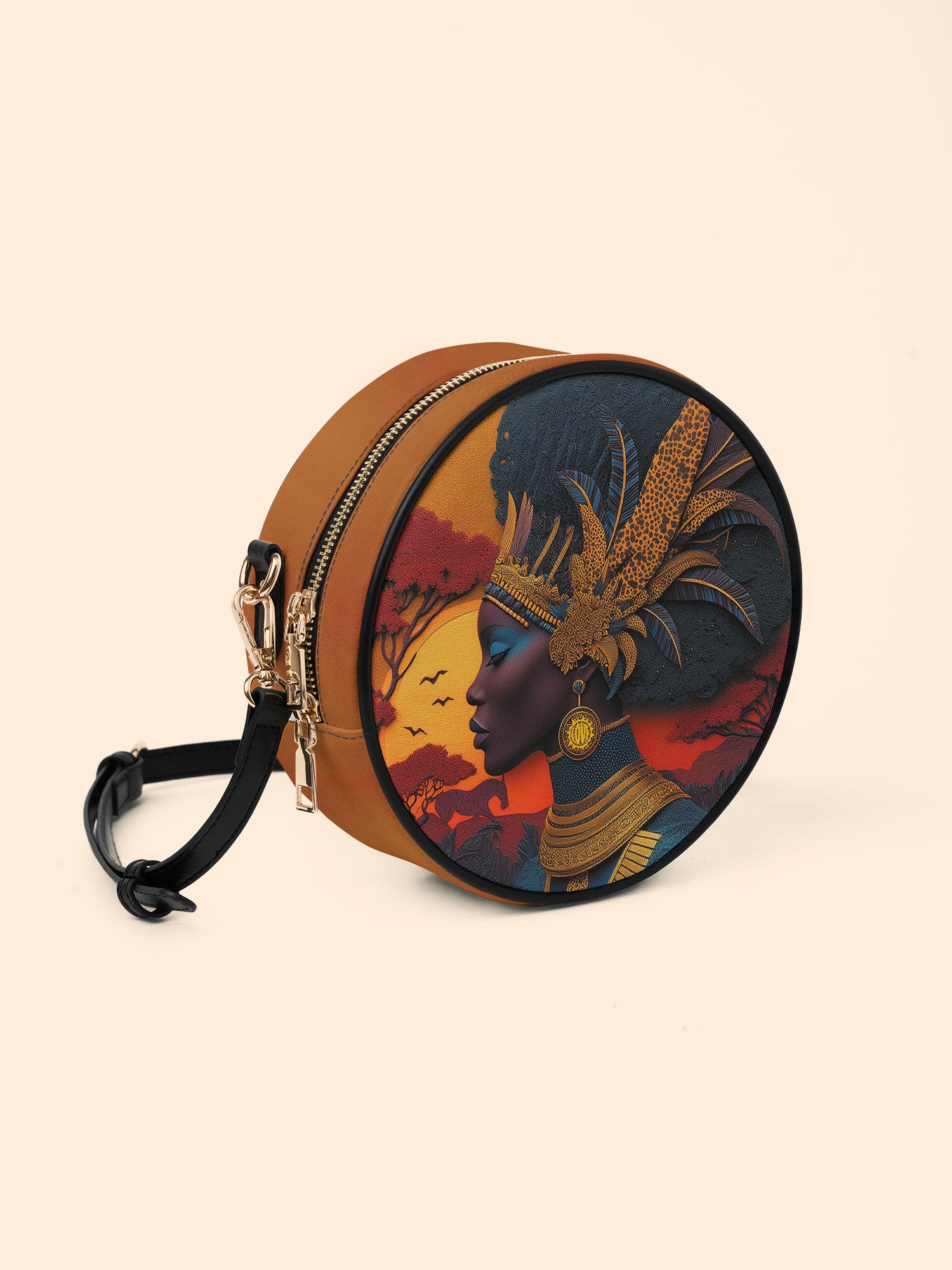 African Aspirations Circle Crossbody Bag QR0HH010