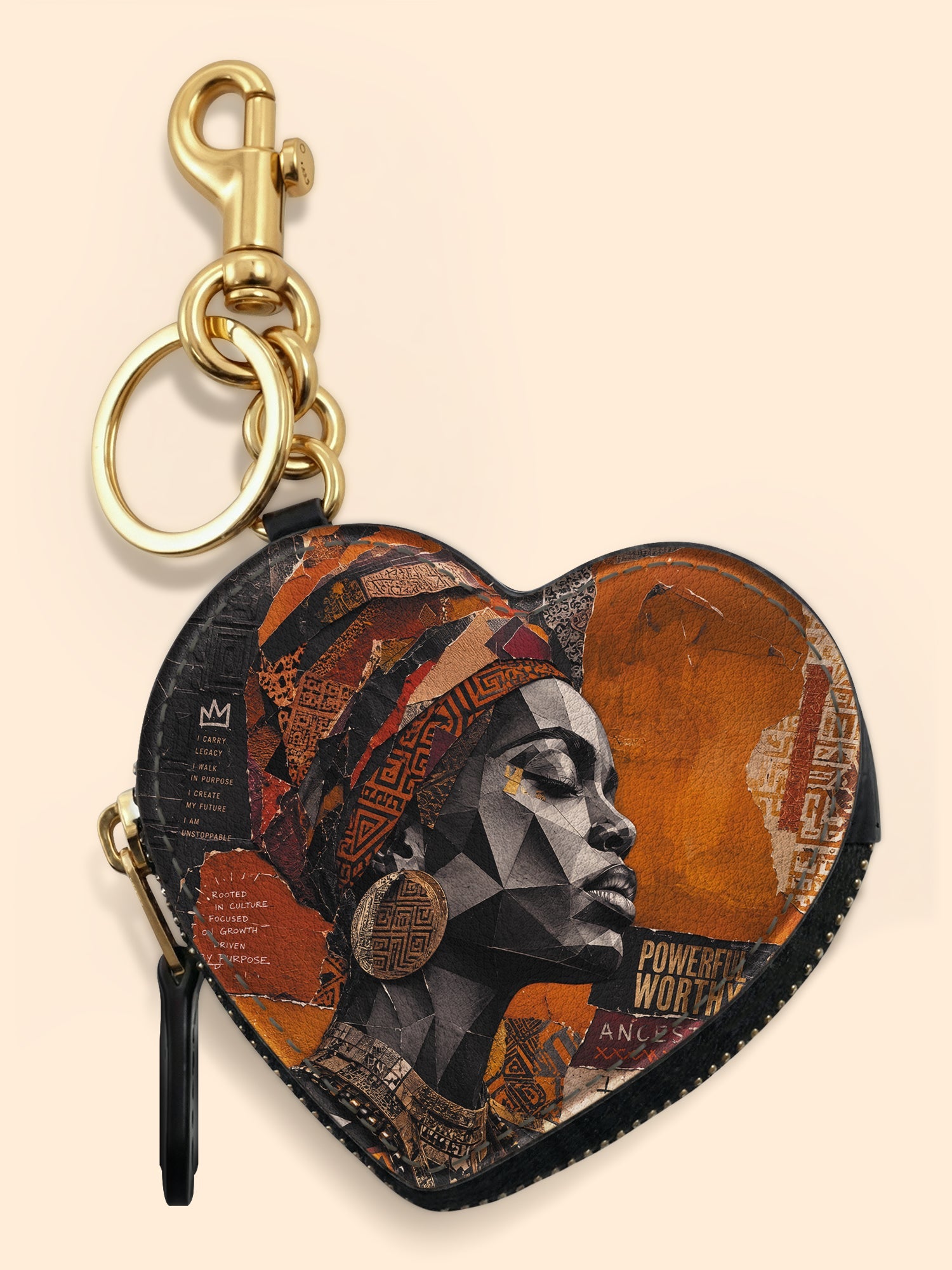 🎁 Unstoppable Soul Heart Coin Pouch Bag Charm QR0HH211 (100% off)