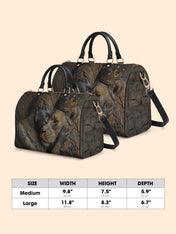 Desert Empress Leather Boston Bag QR0HH148