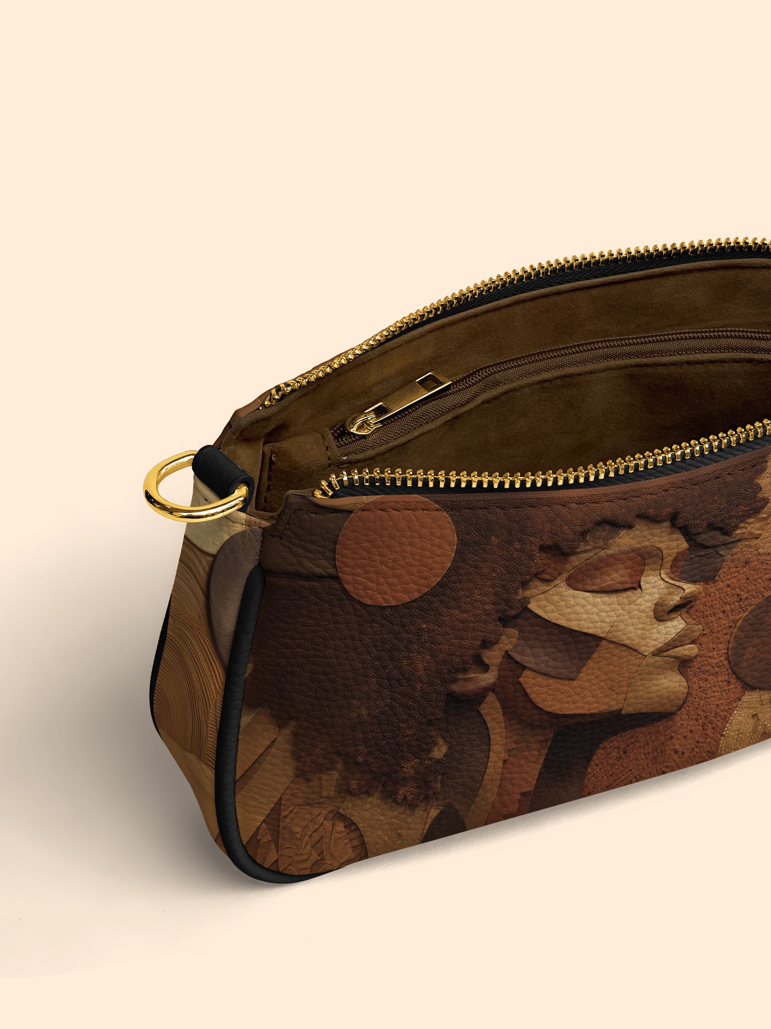 Golden Melanin Classic Zip Pochette QR0TD294