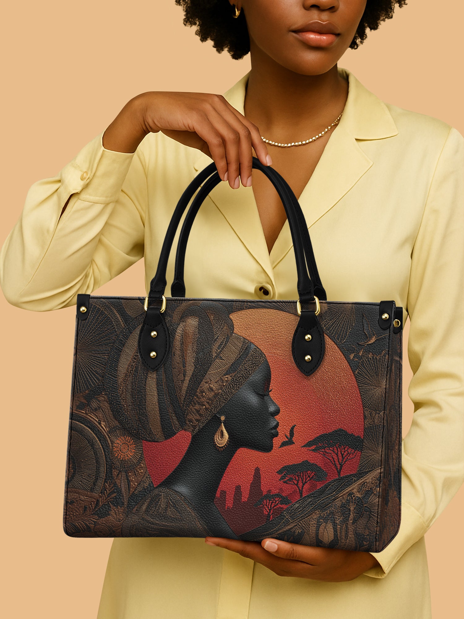 Serenita Sol Premium Leather Handbag QR0TV047