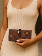 Vibrant Shades Tab Closure Wallet
