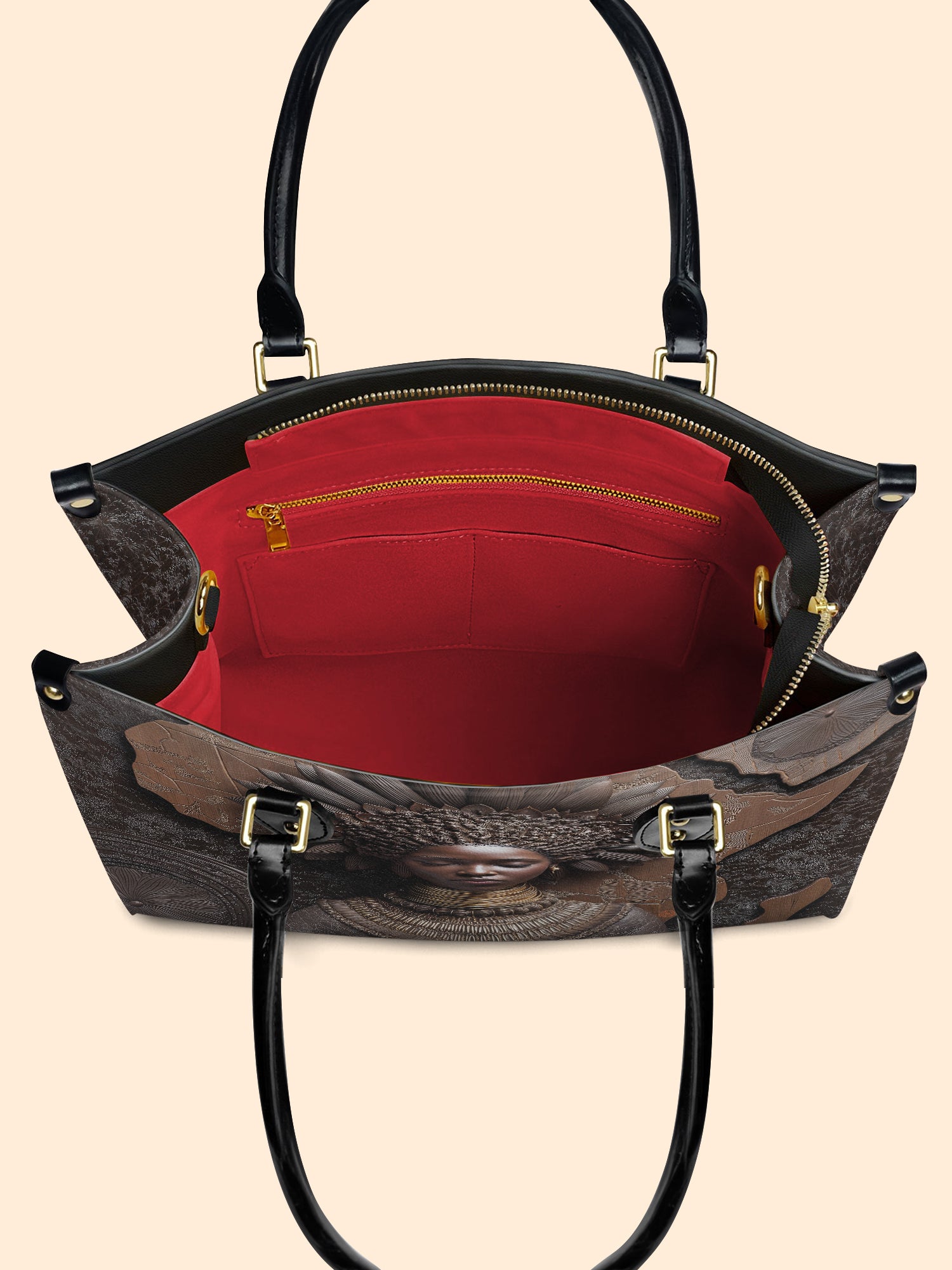 Bisa Crown Premium Leather Handbag QR0XD708