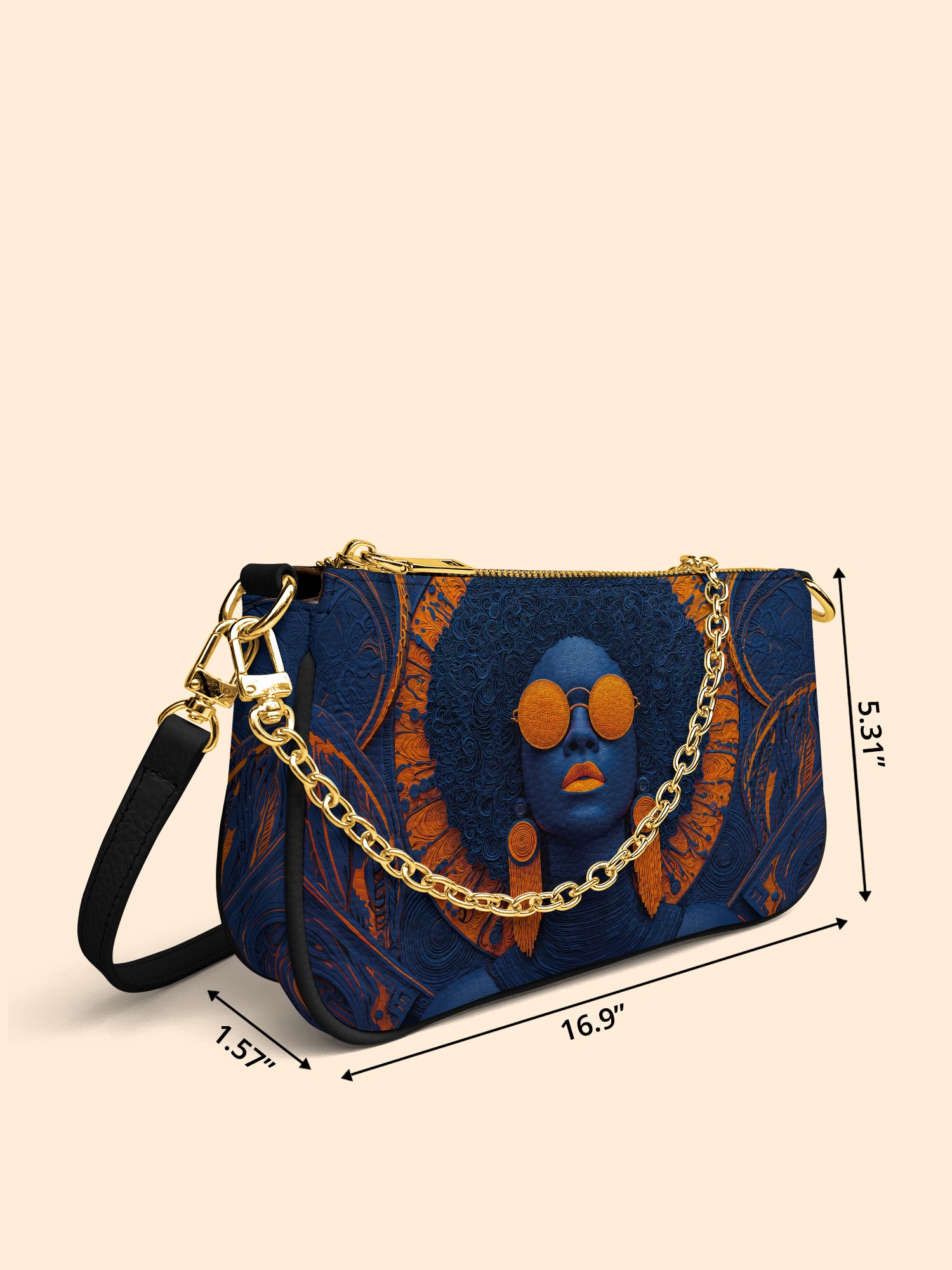 Steel Stare Classic Zip Pochette QR0TD318