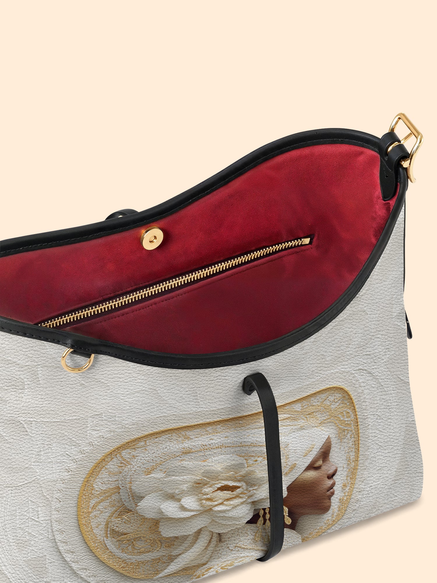 Blossom Goddess Bowline Hobo Bag QR0TD643