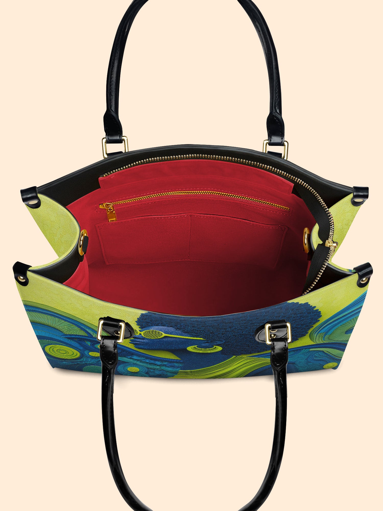 Bold Horizon Premium Leather Handbag QR0TD302