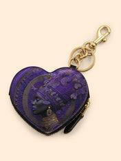 Divine Majesty Heart Coin Pouch Bag Charm QR0XD650
