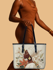 The Purity of Grace Leather Bucket Bag QR0HH165