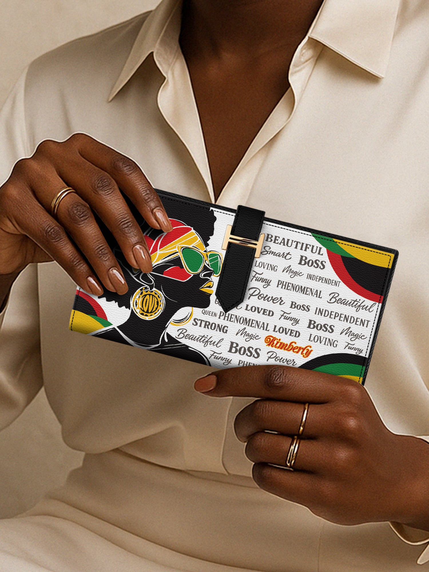 Phenomenal Love Tab Closure Wallet