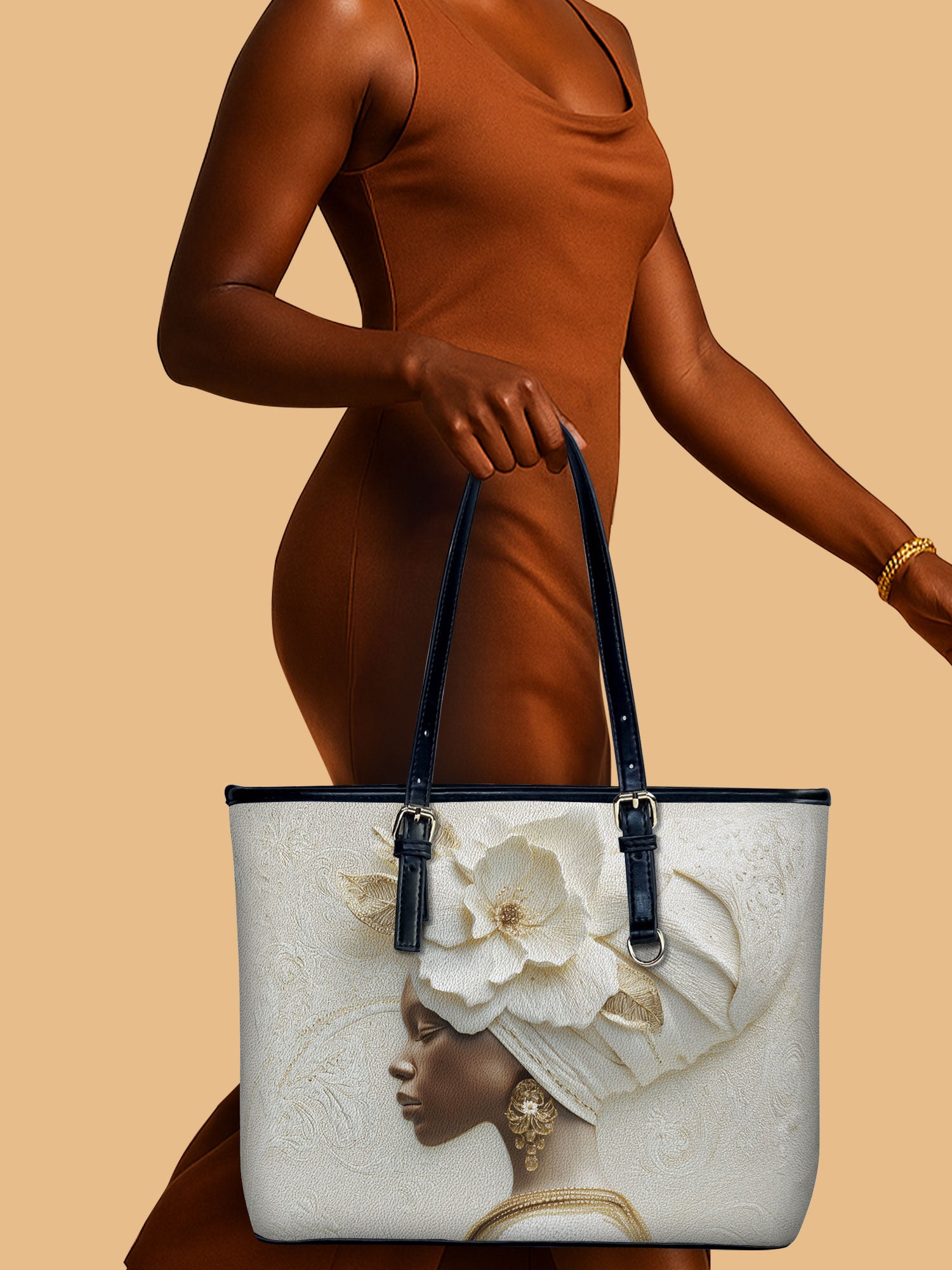 Pearl Serenity Leather Bucket Bag QR0TV193