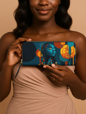 Echo Of Tribe Slimline Zippy Wallet QR0TV184