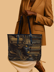 Pages of Wisdom Leather Bucket Bag QR0TD423