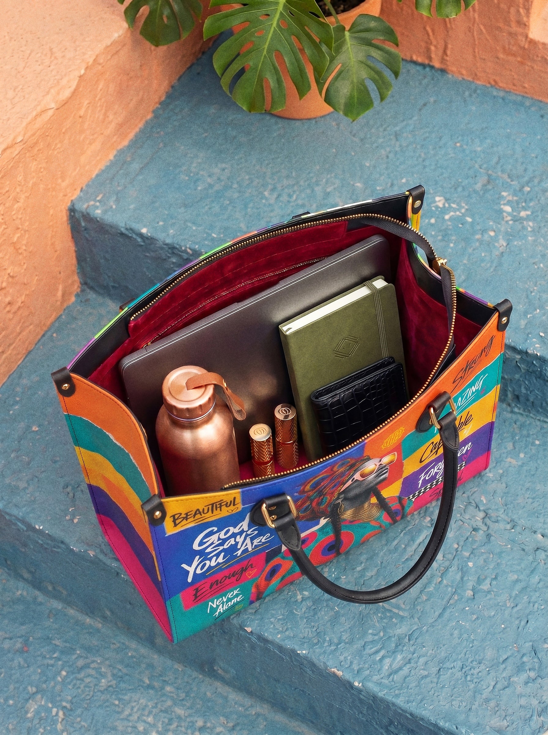 Boldly Blessed Premium Leather Handbag QR0TV275