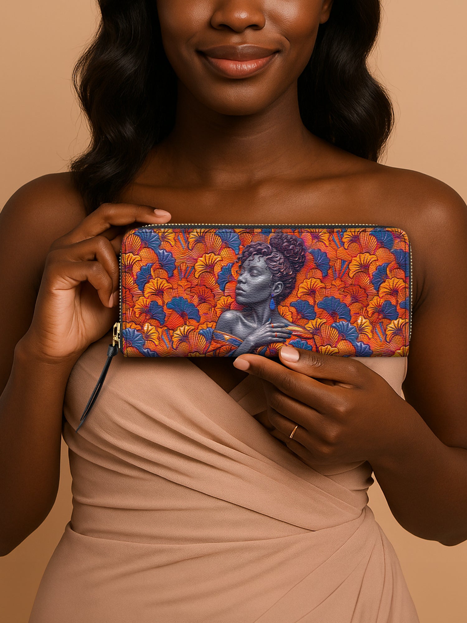 Savannah Ginkgo Slimline Zippy Wallet QR0XD859