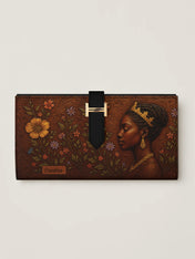 Blossoming Elegance Tab Closure Wallet