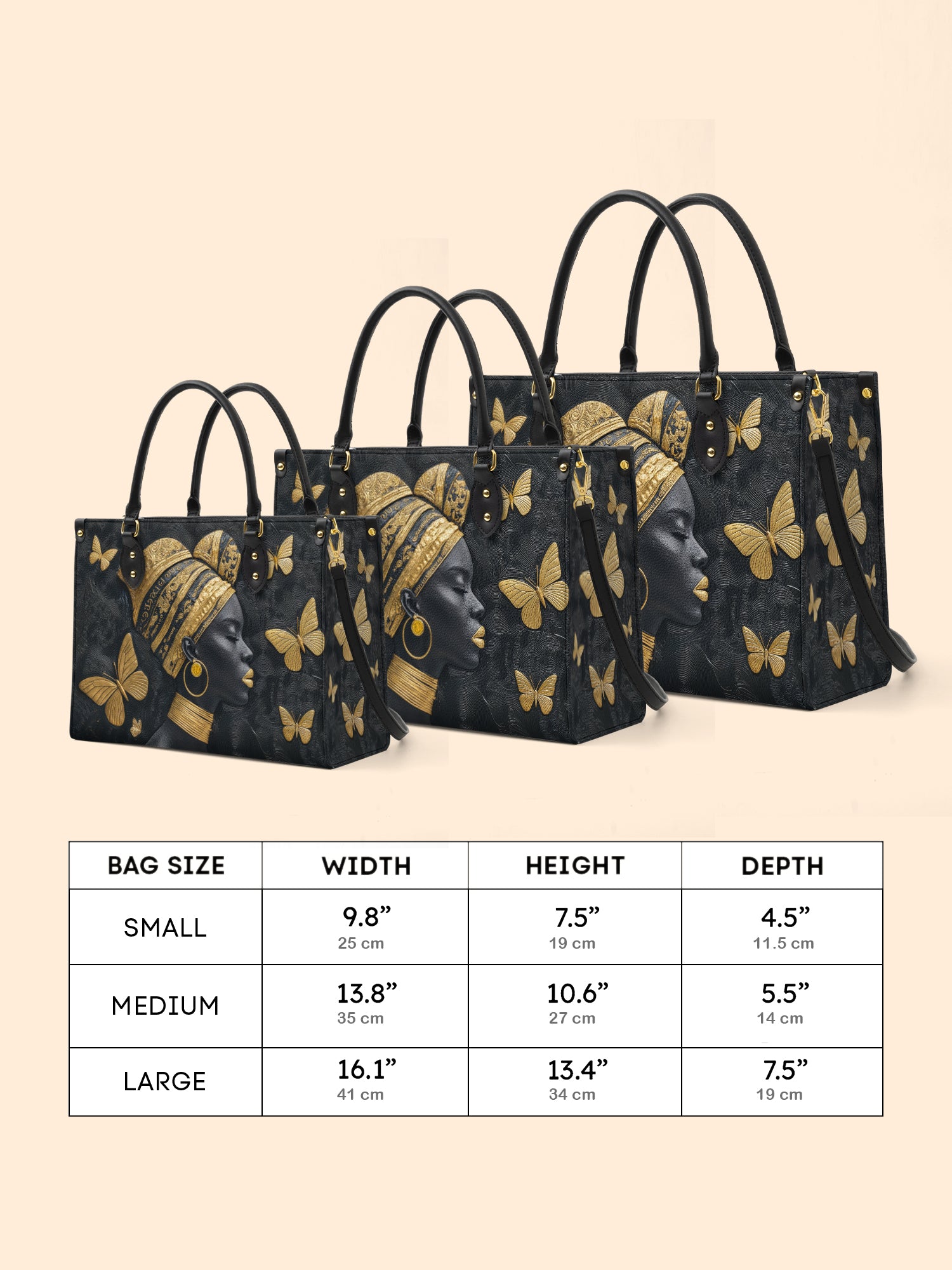 Wing Code Premium Leather Handbag QR0XD263
