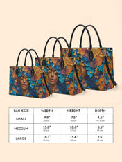 Floral Reverie Premium Leather Handbag QR0TD100