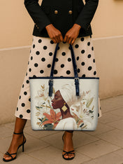 The Purity of Grace Leather Bucket Bag QR0HH165