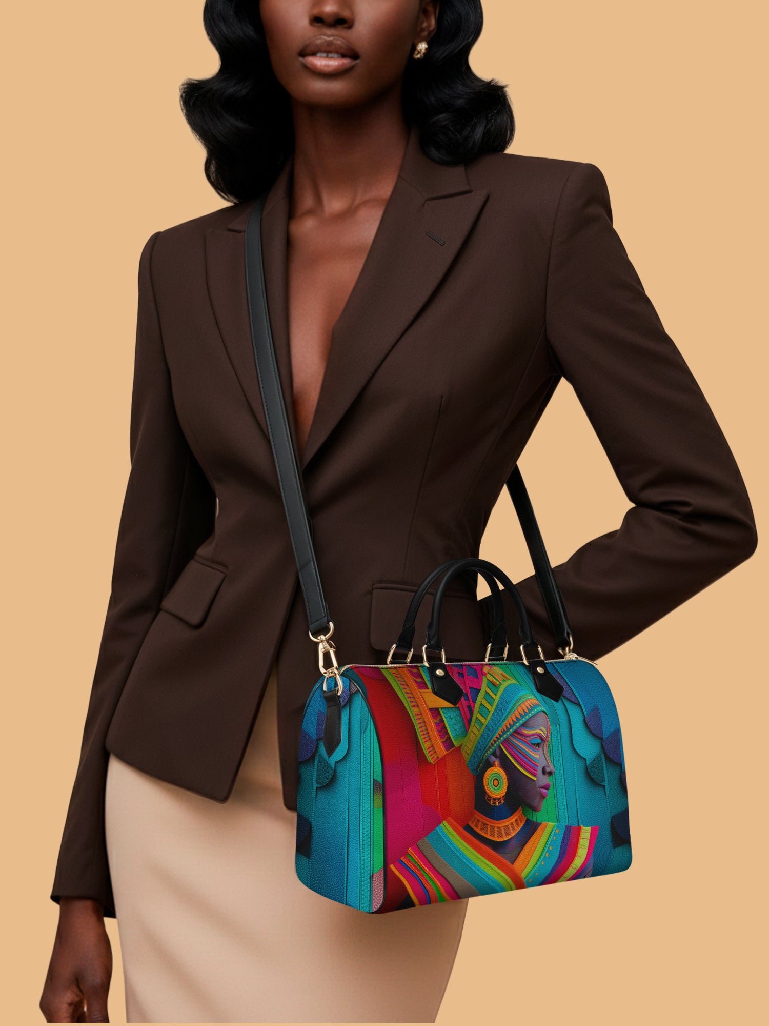 Wrapped Legacy Leather Boston Bag QR0TD242