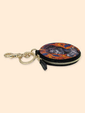 Savannah Ginkgo Circular Coin Pouch Bag Charm QR0XD859