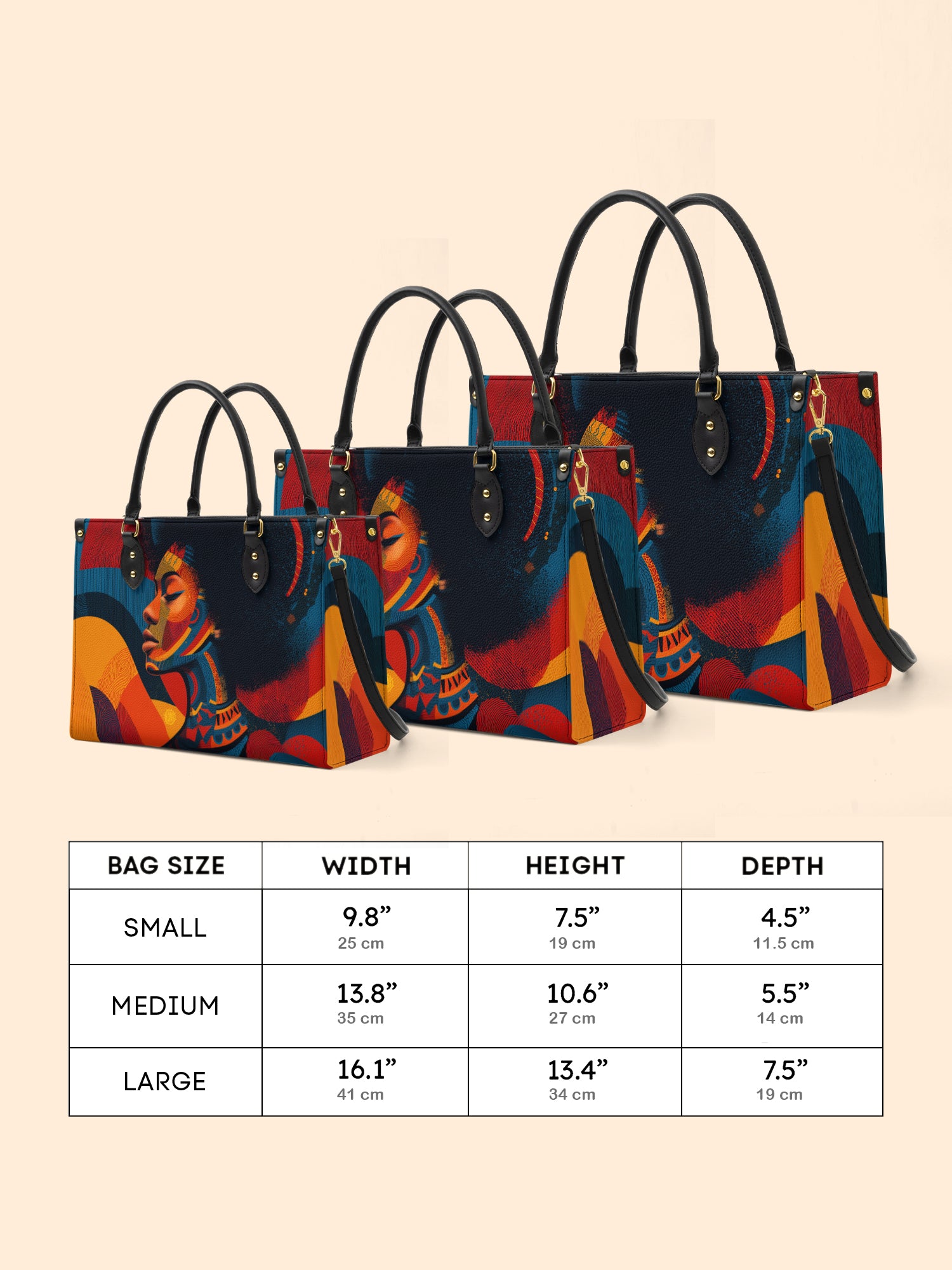Rhythm & Soul Premium Leather Handbag QR0TV149
