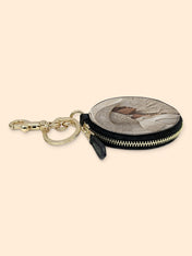 Wild Honey Circular Coin Pouch Bag Charm QR0TD447