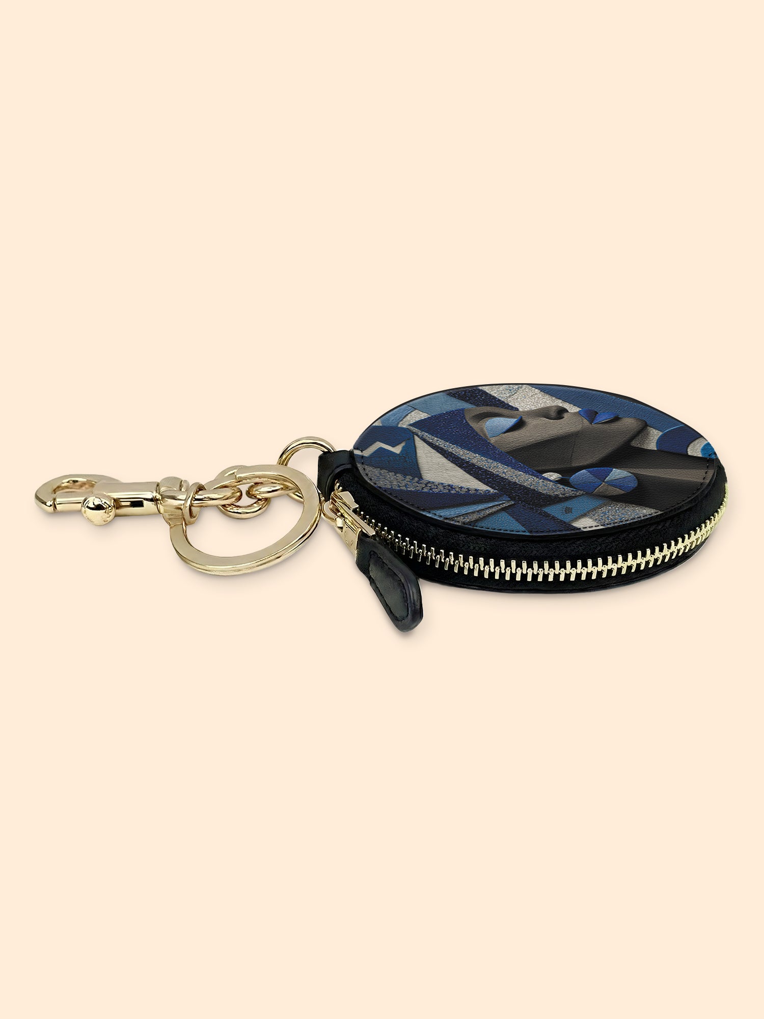 Amira Sol Circular Coin Pouch Bag Charm QR0XD406