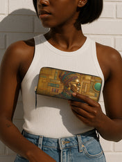 Golden Library Slimline Zippy Wallet QR0XD445