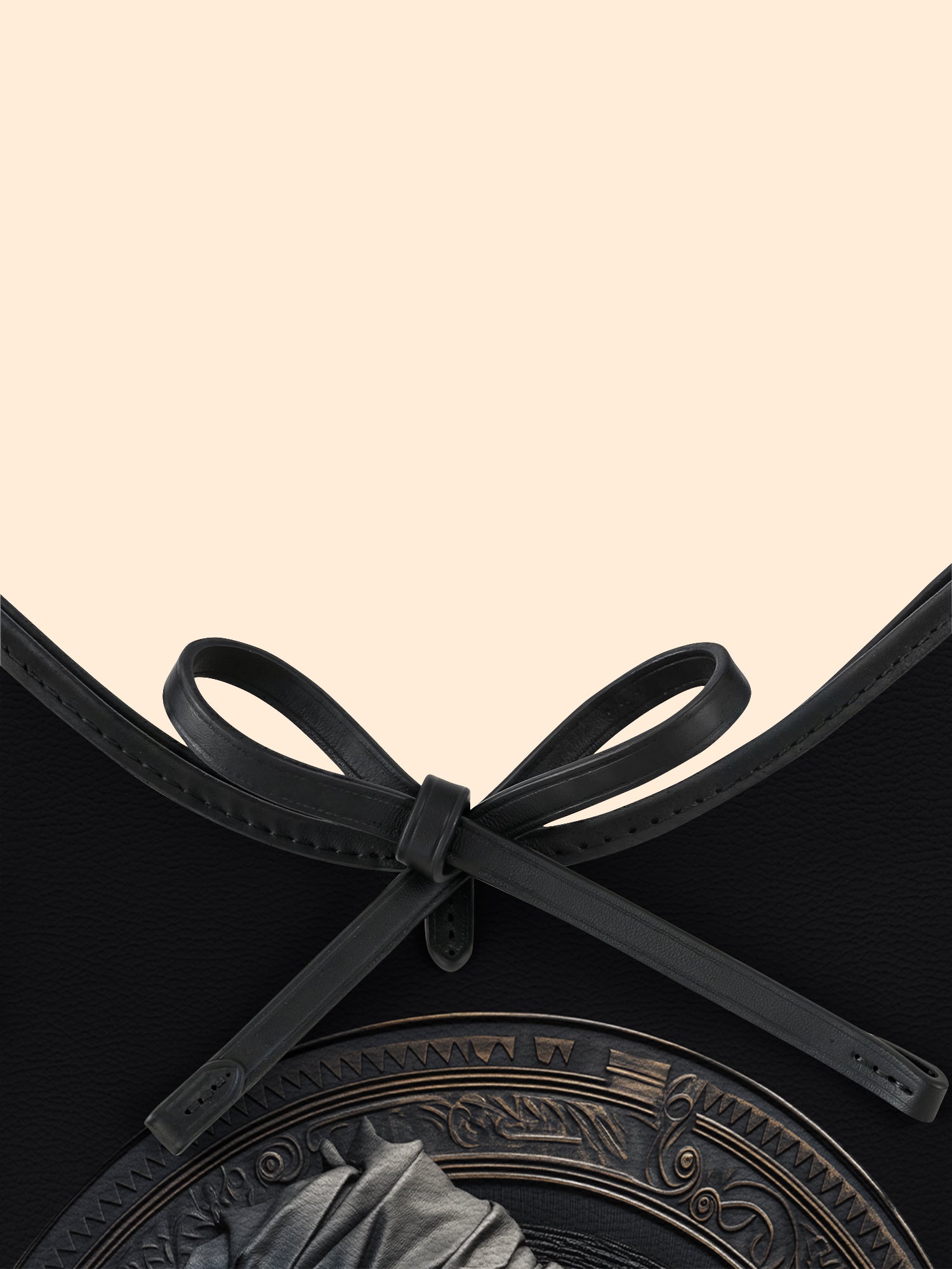 Pure Ebony Bowline Hobo Bag QR0TD645