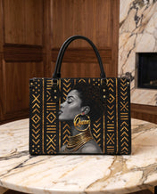 Royal Melanin Premium Leather Handbag QR0TV278