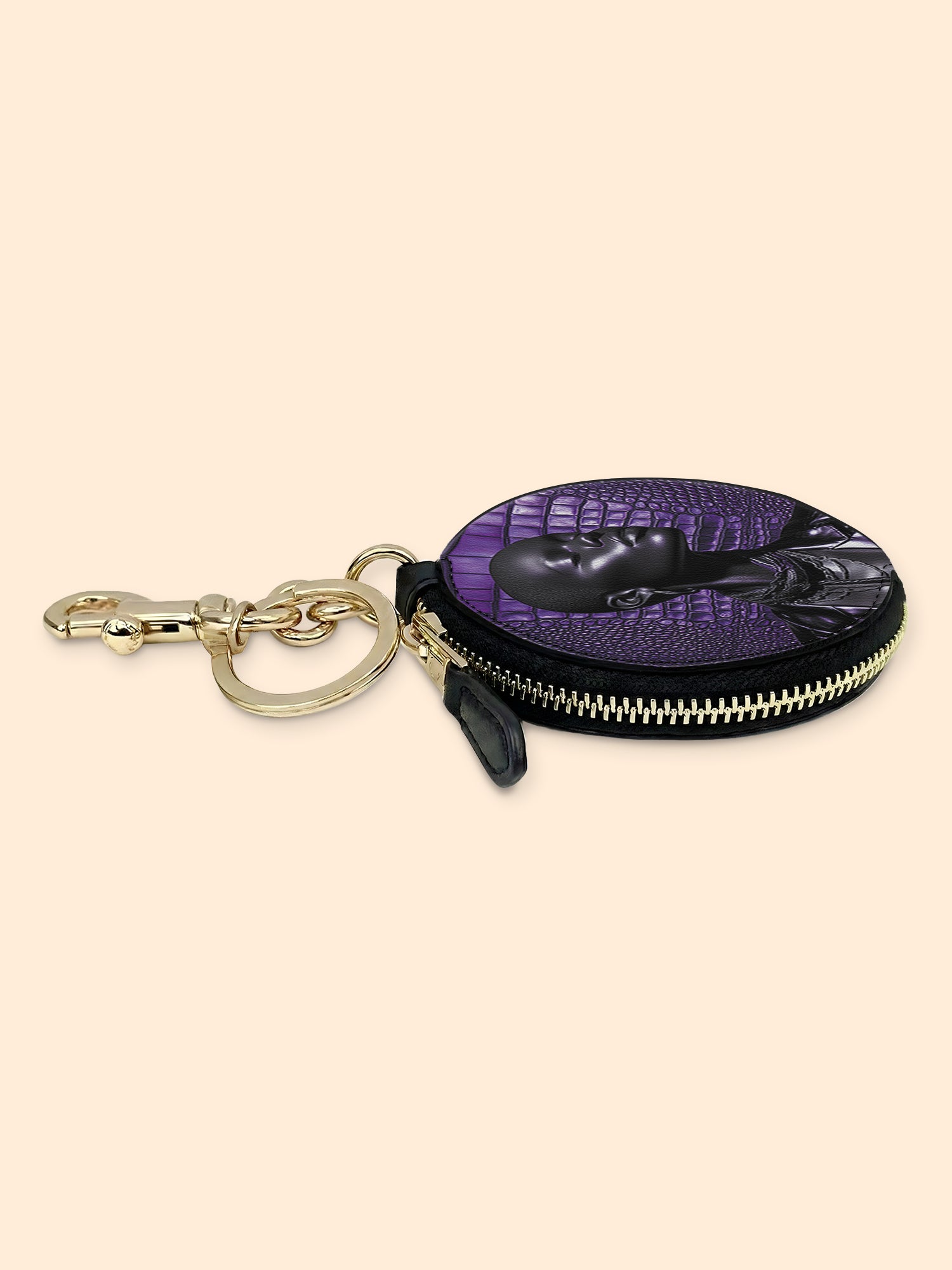 Aurora Kingdom Circular Coin Pouch Bag Charm QR0XD648