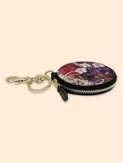 Violet Season Circular Coin Pouch Bag Charm QR0XD200