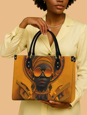 Dark Lens Premium Leather Handbag QR0TD304