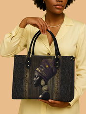 Golden Veil Premium Leather Handbag QR0TV164