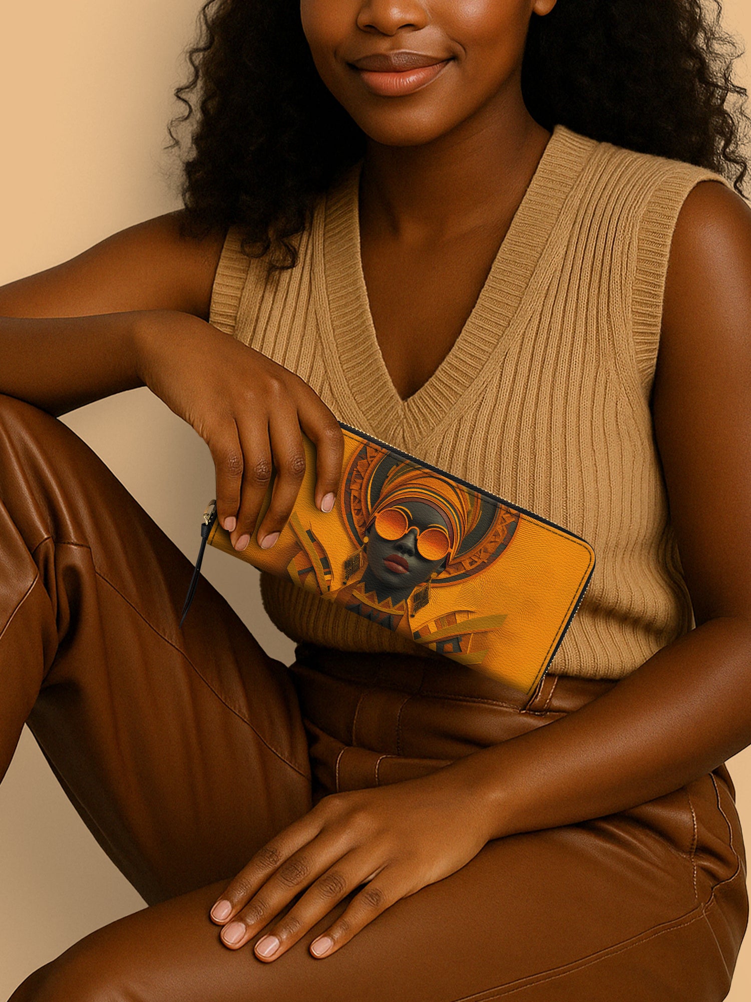 Dark Lens Slimline Zippy Wallet QR0TD305