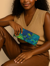 Noir Gaze Slimline Zippy Wallet QR0TD311