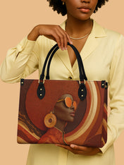 Fierce Frame Premium Leather Handbag QR0TD307