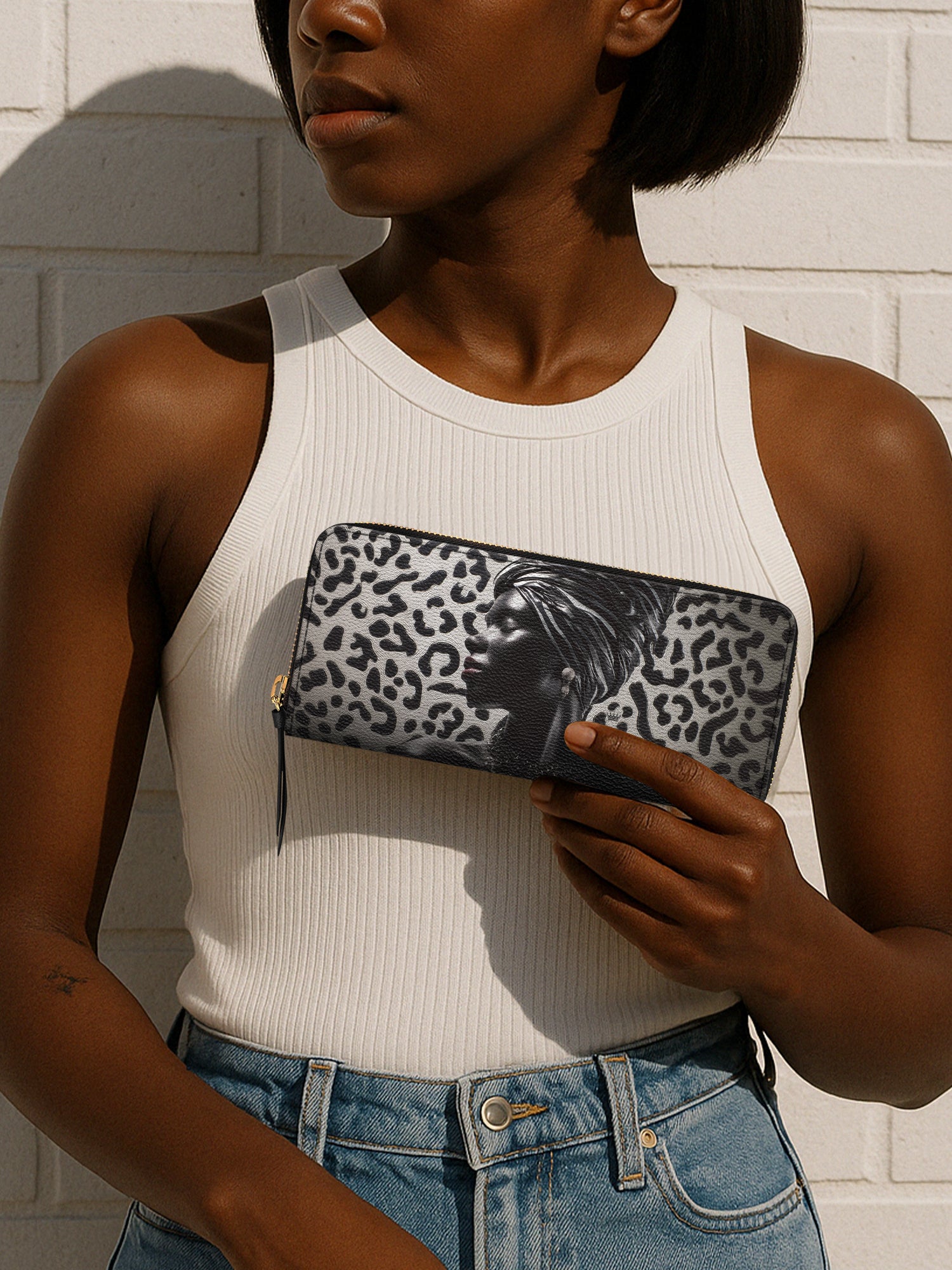 Ardora Leopard Slimline Zippy Wallet QR0XD488