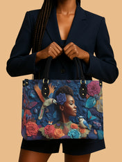 Blue Garden Premium Leather Handbag QR0XD230