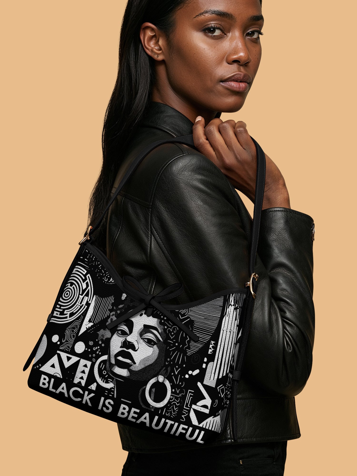 Black Beauty Bowline Hobo Bag QR0XD1026