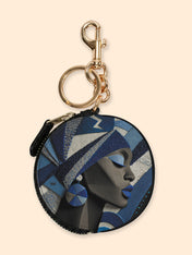 Amira Sol Circular Coin Pouch Bag Charm QR0XD406