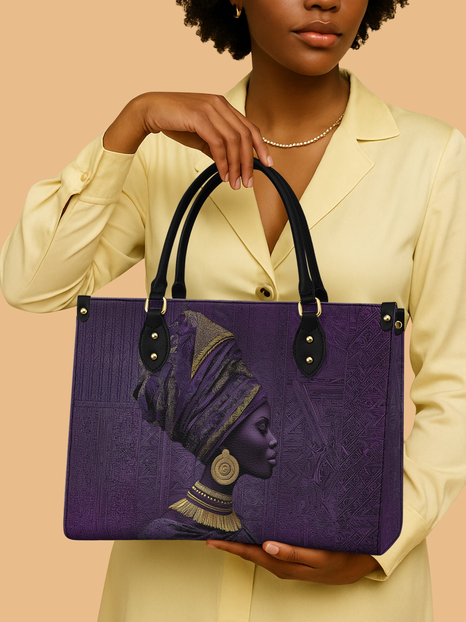 Amethyst Queen Premium Leather Handbag QR0TV170