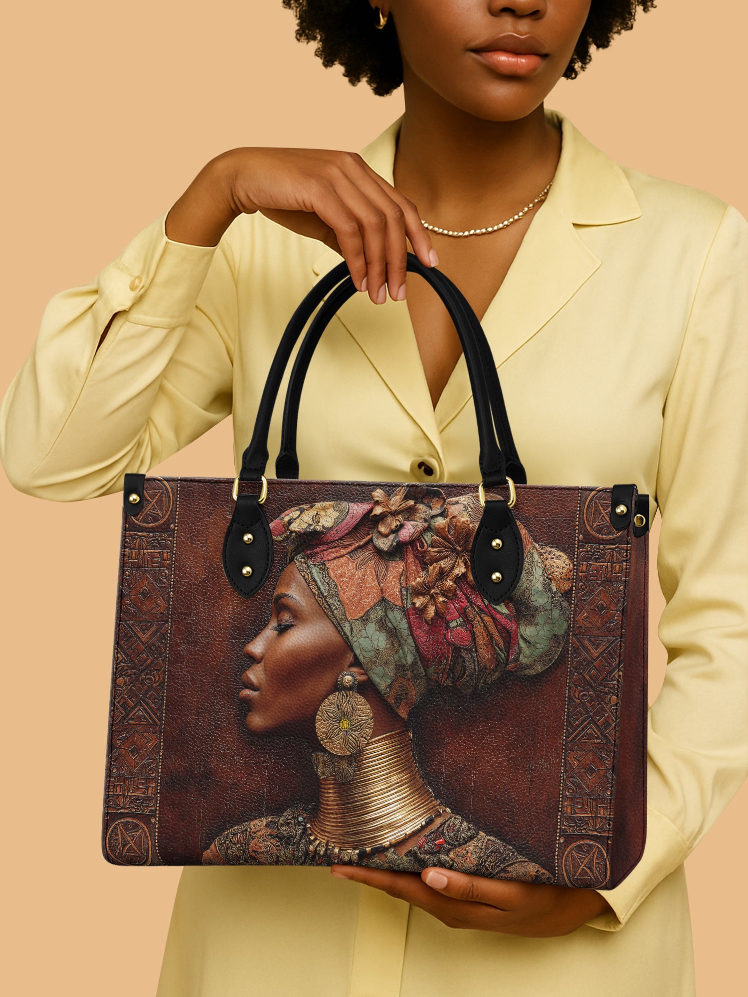 Timeless Grace Premium Leather Handbag QR0HH049