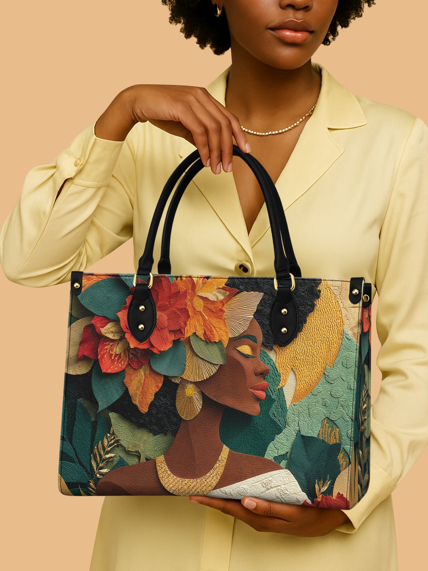 Tropical Empress Premium Leather Handbag QR0TV077