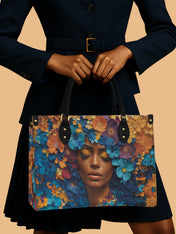 Floral Reverie Premium Leather Handbag QR0TD100