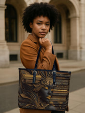 Pages of Wisdom Leather Bucket Bag QR0TD423